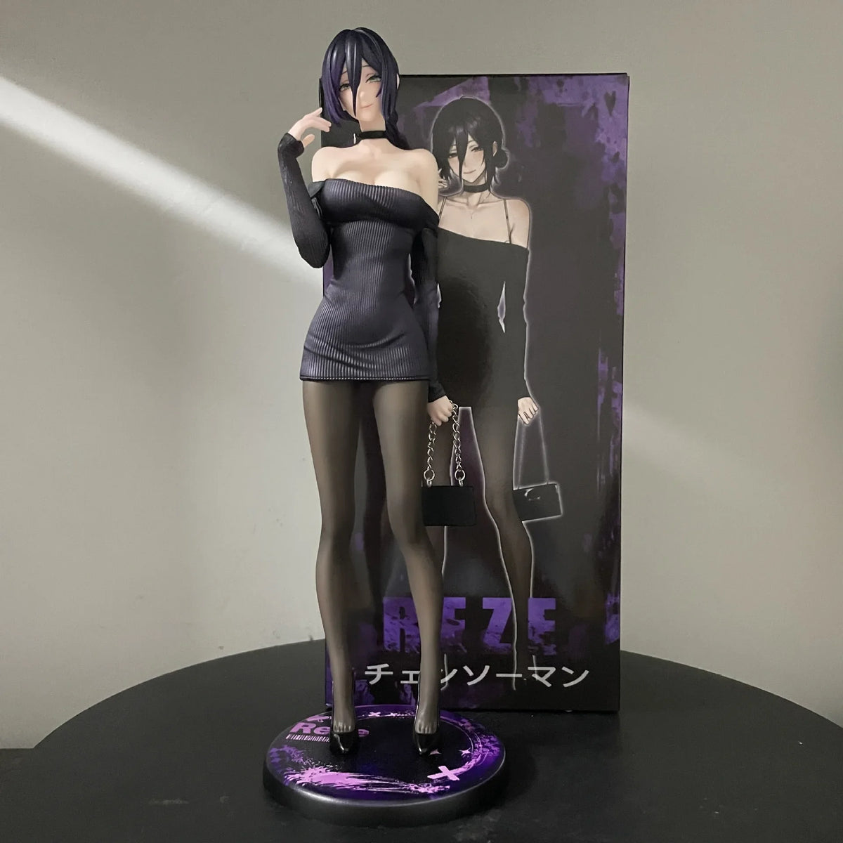 25cm Anime Chainsaw Man Reze PVC action figure statue, collectible desktop ornament model figure