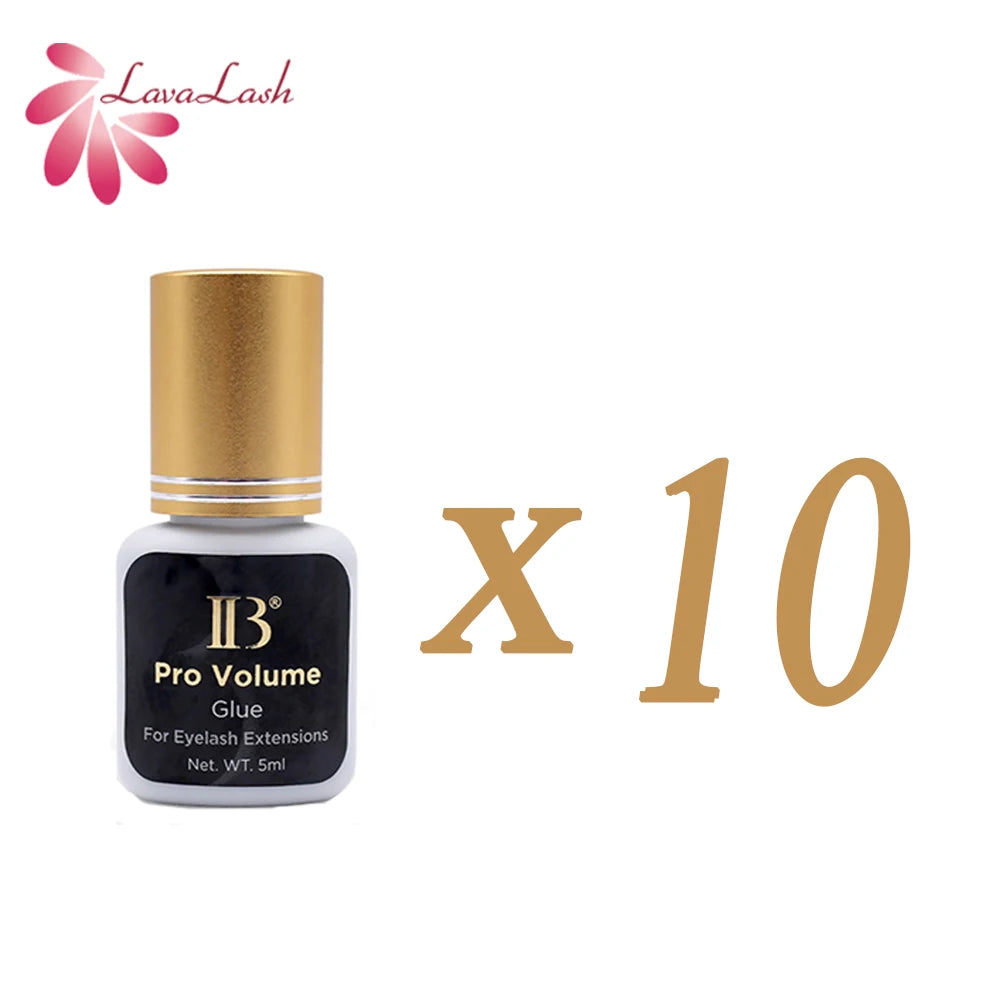 New IB Pro Volume Eyelash Extension Glue 1S Fast Dry Long Last Korea Original Strong Cola 5ml Fake Lashes Adhesive