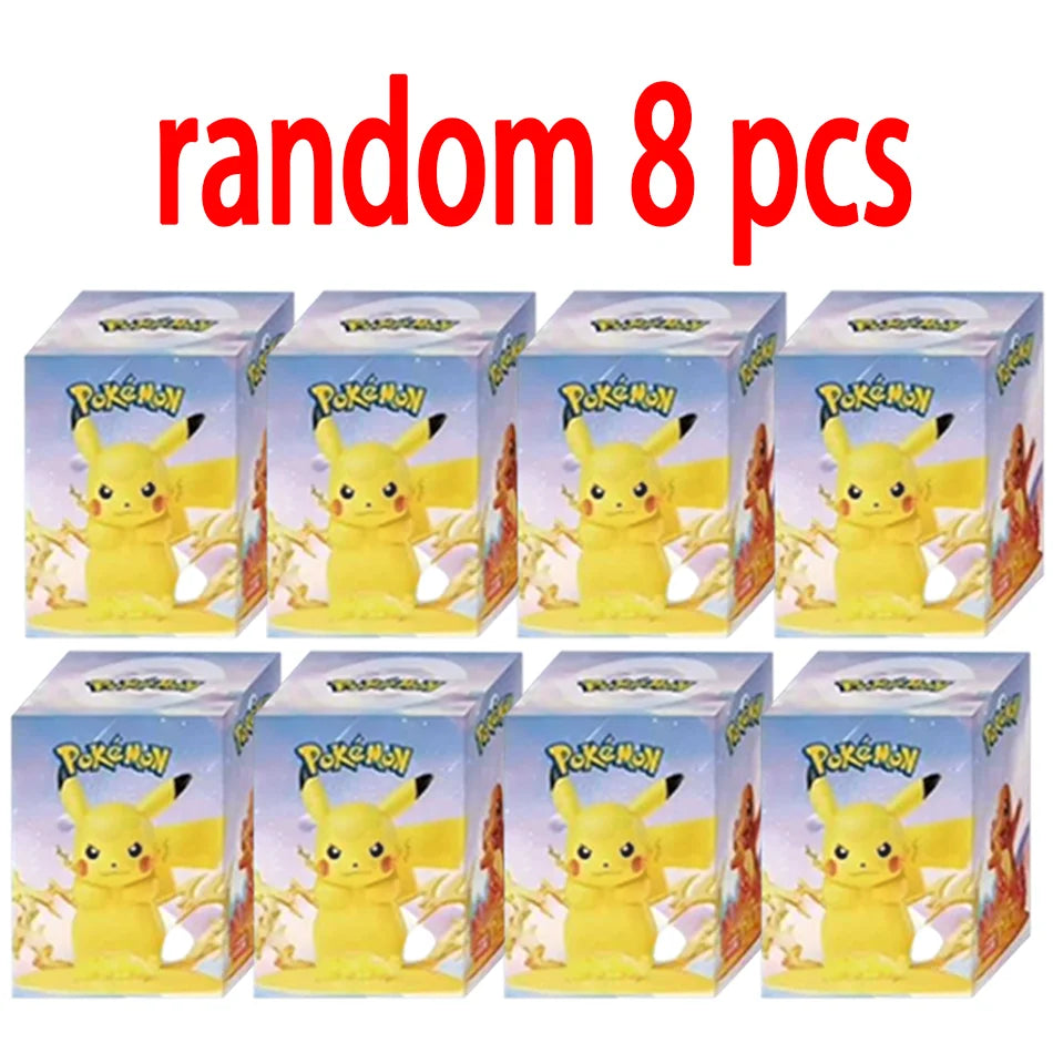 Pokémon Pikachu action doll blind box collectible figure, one of 12 anime patterns for desktop decoration