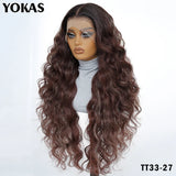 30 Inch Synthetic And Blend Lace Wigs For Women Body Wave Women Wigs 13x6 HD Lace Frontal Wigs With Baby Hair For African Female