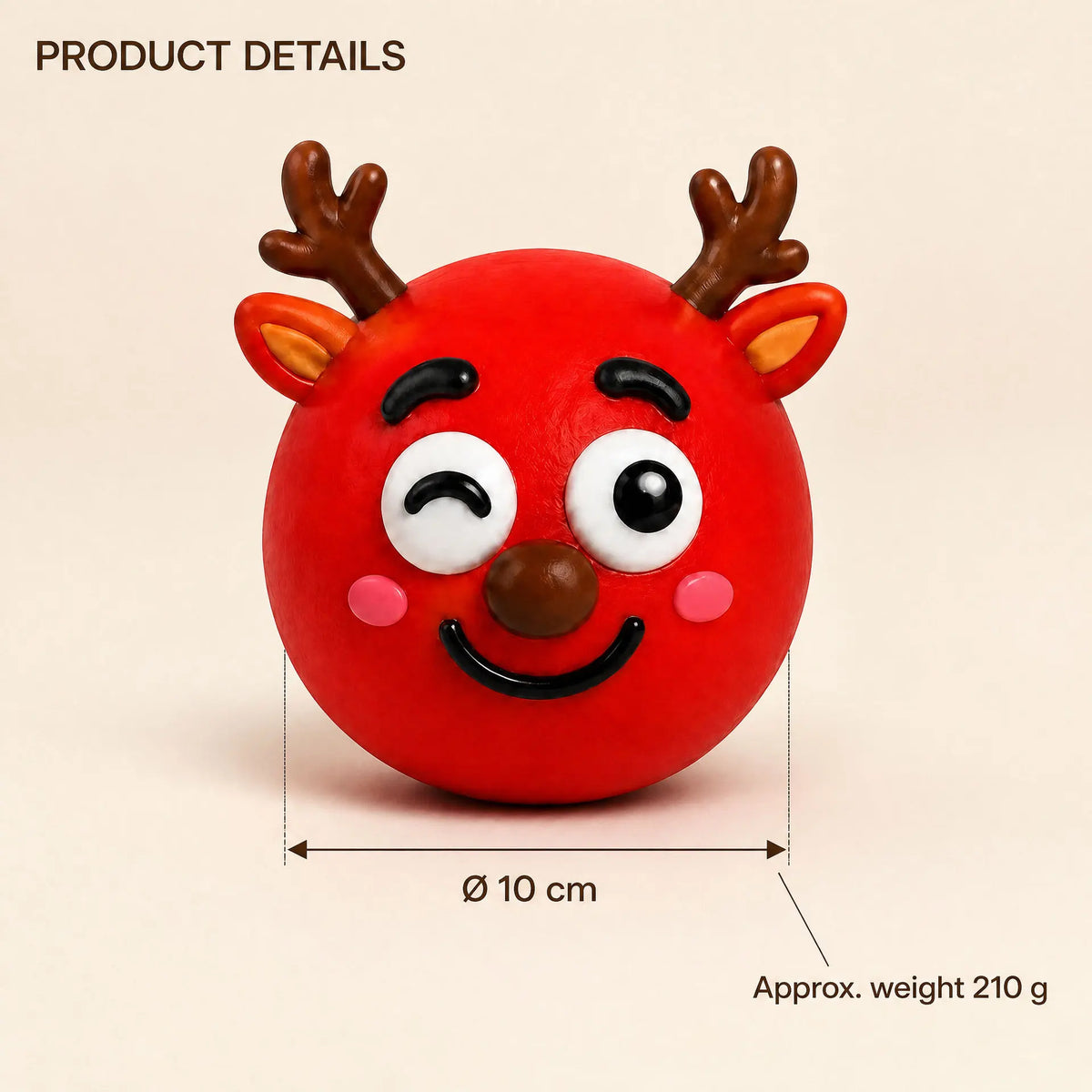 Cute elk squishy sensory toy for stress relief and fun play by HSF Marketplace