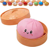 A2027Glitter Dumpling Glitter Dumpling Squishy with Box Dumplings Sensory Squeeze Toy for Stress Relief