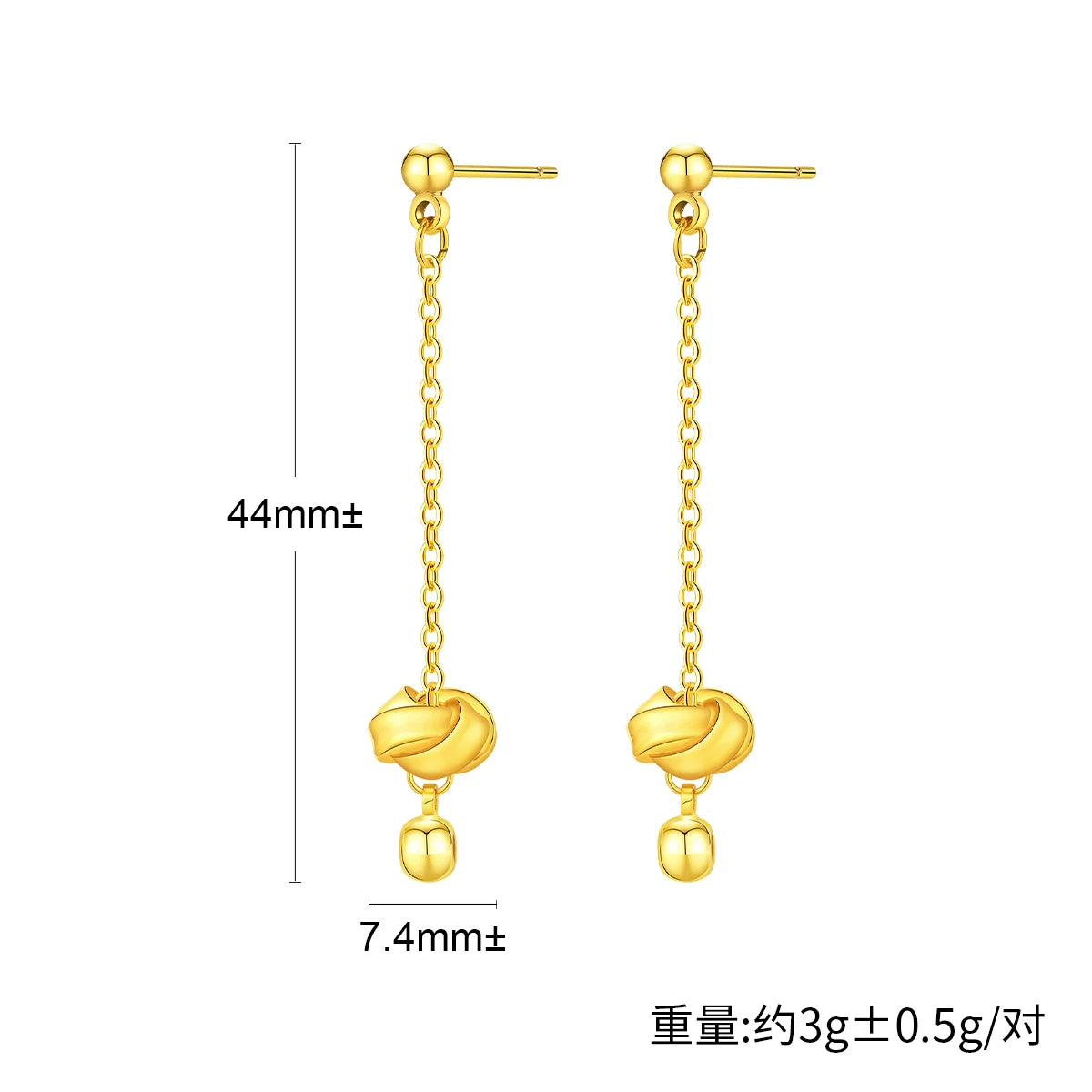 Stainless steel twist circle hoop earrings for women by HSF Marketplace