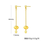 Stainless steel twist circle hoop earrings for women by HSF Marketplace