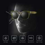 Fashion butterfly frame polarized sunglasses for women with UV400 protection and chunky cat eye design, featuring thick butterfly-shaped lenses.