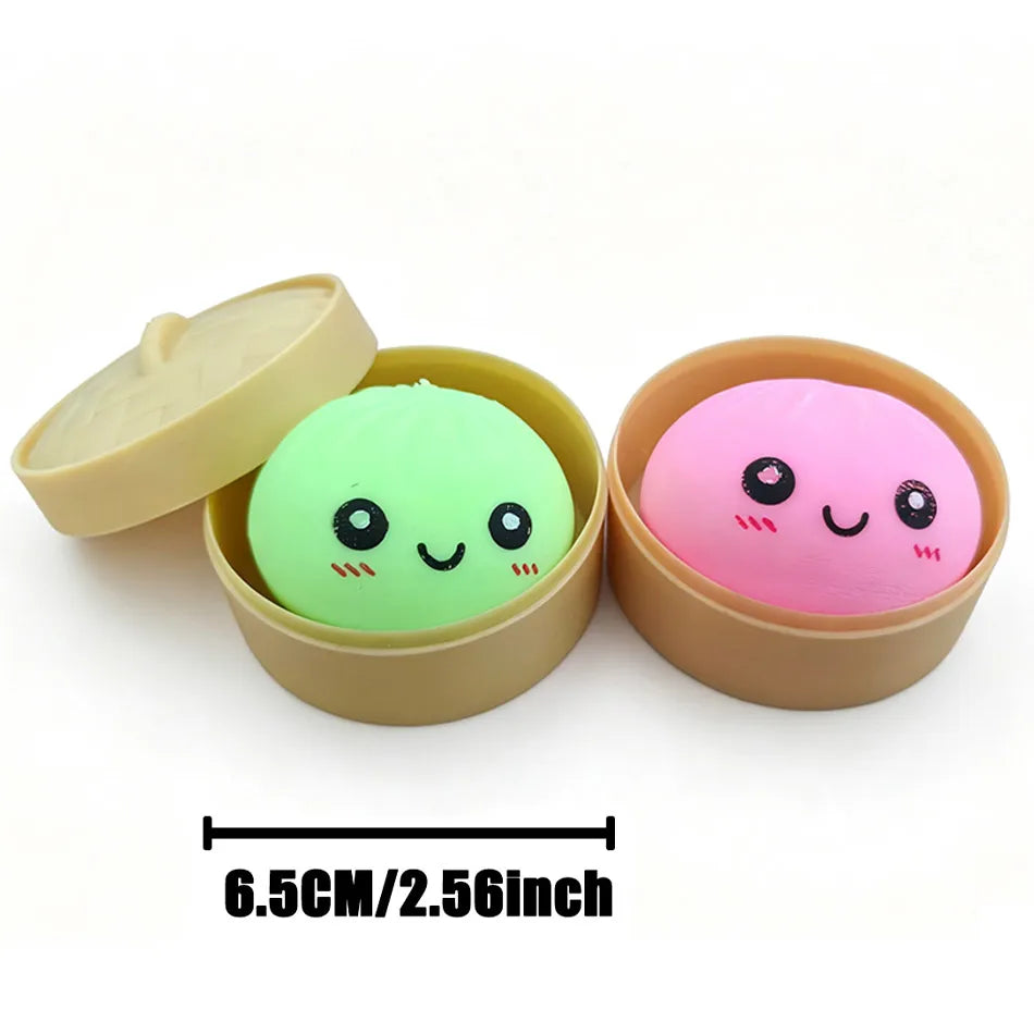 2026 Baozi Mysteries Dumplings Stress Relief Fidget Toys Home Office Desk Accessories Party Gift Mystery Dumpling Squishy