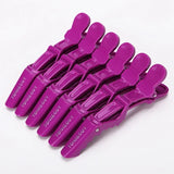 6pcs/lot Plastic Hairpin Hair Clips Hairdressing Clamps Claw Section Alligator Clips Barber For Salon Styling Hair Accessories