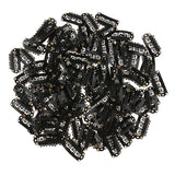 50/20pcs 2.3cm-3.2cm Black Brown Color Wig Clips Snap Clip For Hair Extension Wig Weft Wig PP Hairpins Large Clips Styling Tools