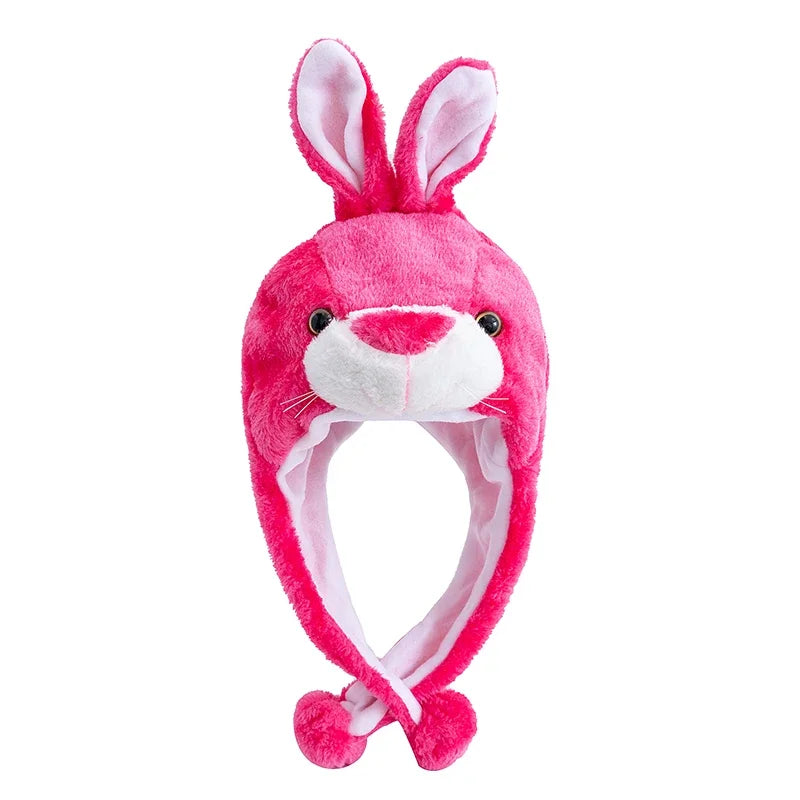 Women's plush 3D animal style decorative winter hat, funny couple cap by HSF Marketplace