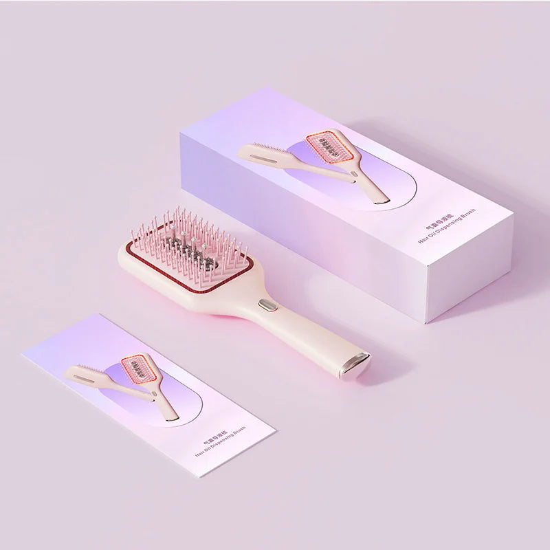 Electric Massager Brush Red Light Vibration Hair Massage Comb Air Cushion Portable Head Care Tool Relaxing Hair Care Device