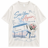 Vintage Korean aesthetic graphic T-shirt for men and women, K-culture merch by HSF Marketplace