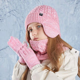 Children's warm fleece-lined hat, scarf, and gloves set by HSF Marketplace