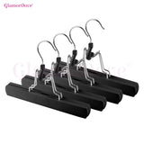 GlamorDove 4PCS Wooden Hair Extension Hanger – Double Side Weft Holder for Hair Extensions, Wig and Hairpiece Storage Organizer
