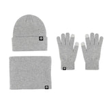 Unisex winter warm hat, gloves and scarf set in soft cashmere knit, HSF Marketplace brand