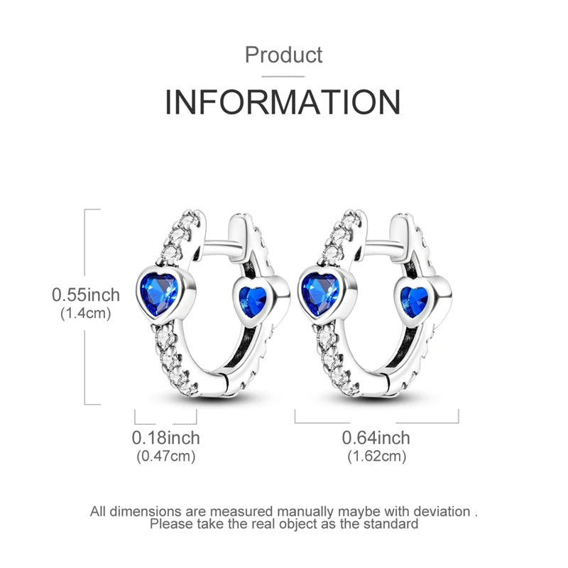 925 sterling silver hoop earrings with night sky gemstones by HSF Marketplace