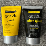 Got2b Glued Spiking Glue Hair Gel Water Invisible Resistant Strong Hold For Wig Adhesives Dege Control Gel For Screaming Hold