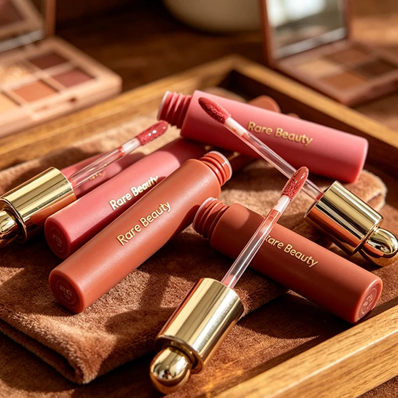 HSF Marketplace matte lipstick and powder blusher set with natural finish, portable makeup products for daily beauty routines