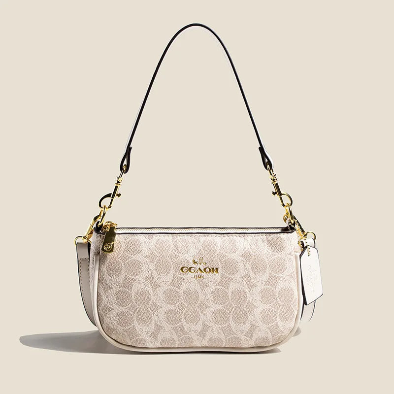 Elegant women's vintage leather crossbody handbag by HSF Marketplace