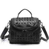 Genuine leather messenger bag for women by HSF Marketplace, featuring a stylish, durable design