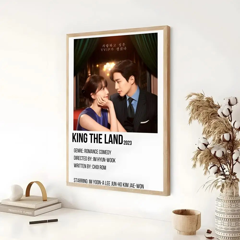 Korean TV King The Land poster by HSF Marketplace for modern home decor