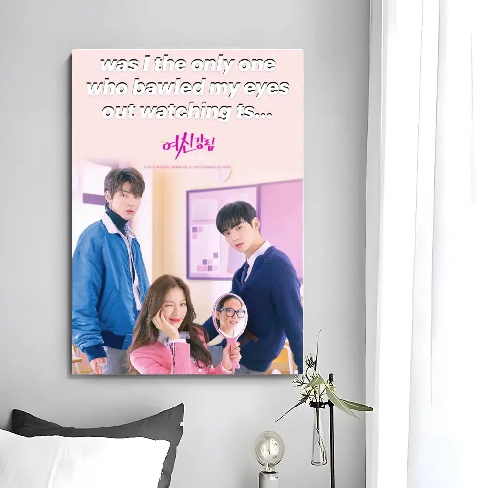 True Beauty Korean romance drama poster for wall decor, featuring K-drama artwork and Korean culture design
