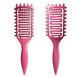 HSF Marketplace curl define styling brush with hollow boar bristles for detangling, shaping, and defining curly hair.