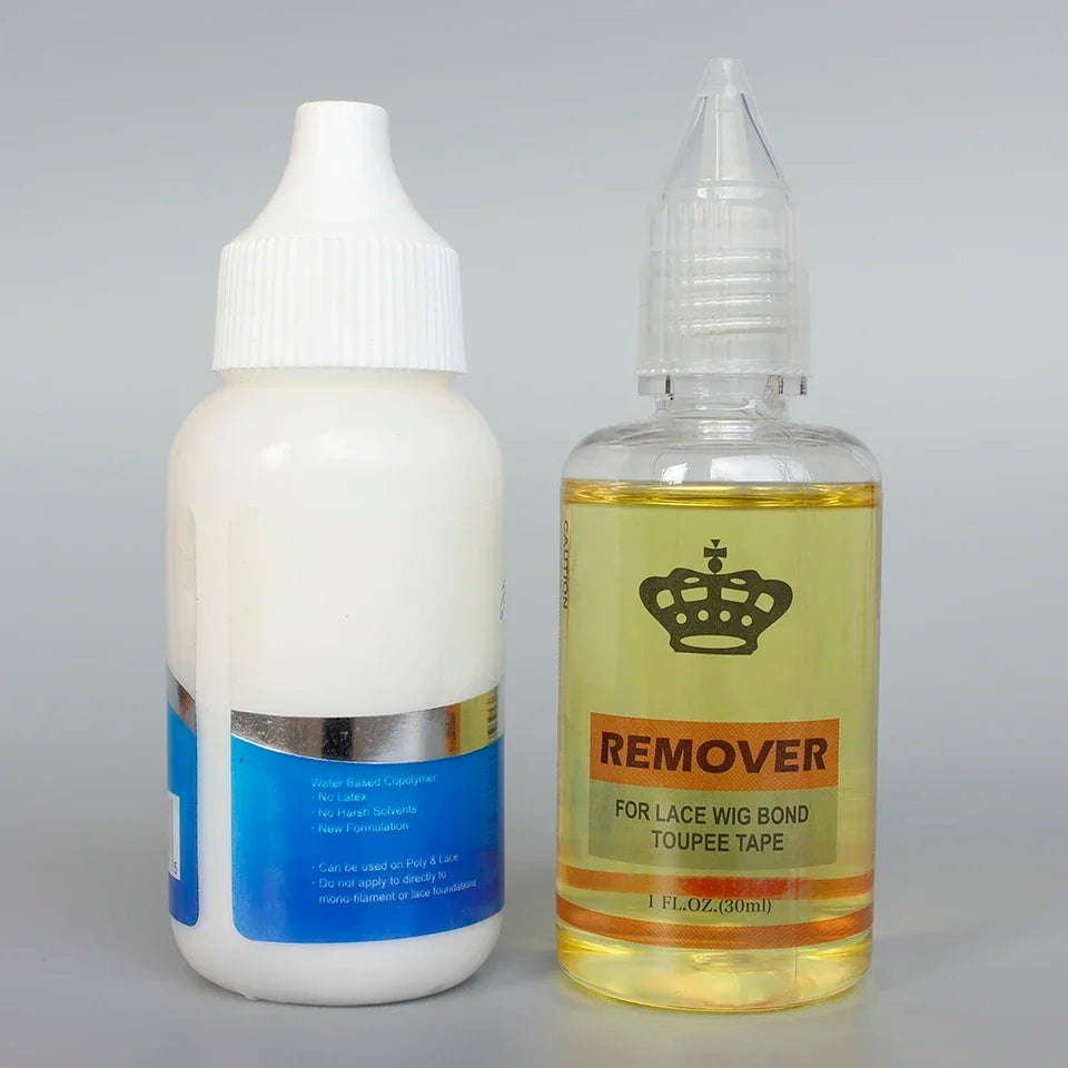 1.3oz 38ml Wig Glue Waterproof Lace Glue Strong Hold White Color Cold Front Lace Wig Glue Accessories for Frontal Closure Toupee
