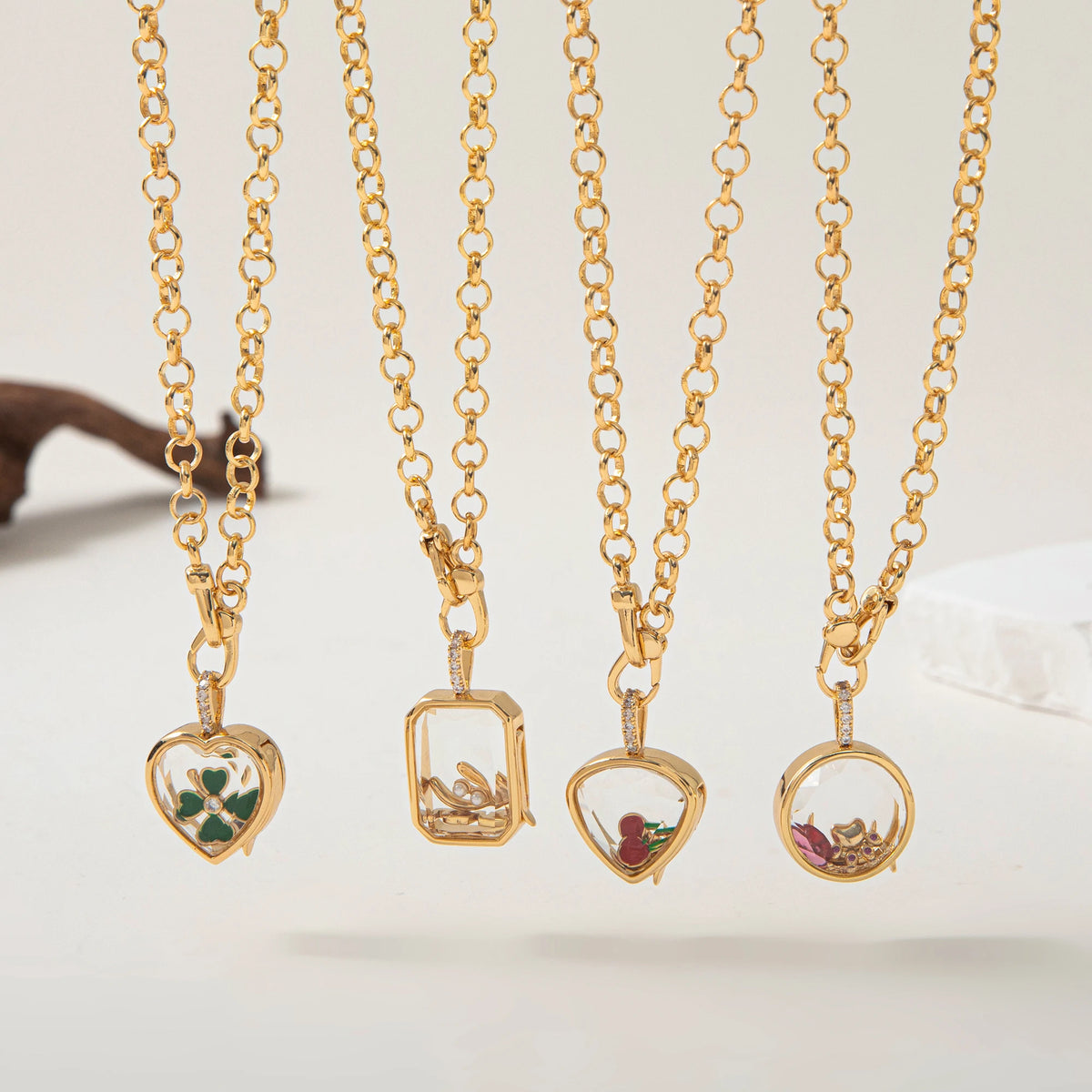 Vintage openable hollow DIY pendant jewelry for women, HSF Marketplace brand
