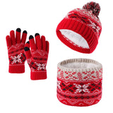 Children's warm knitted hat, scarf and gloves winter set by HSF Marketplace