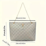Stylish soft leather shoulder bag for women, versatile tote handbag in a classic design