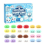 2026 Christmas Advent Calendar Mysterious Dumplings, 24-grid soft sensory stress-relief toy by HSF Marketplace
