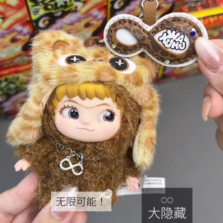 Wakuku On A Roll Series V3 mystery box vinyl plush pendant doll collectible figure by HSF Marketplace