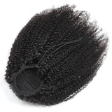 Afro Kinky Curly Drawstring Ponytail Human Hair 4B-4C Curly Drawstring Ponytail Extension Brazilian Virgin Hair For Black Women