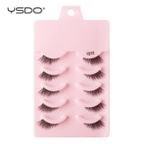 Natural half false eyelashes, 5 or 10 pairs, by HSF Marketplace