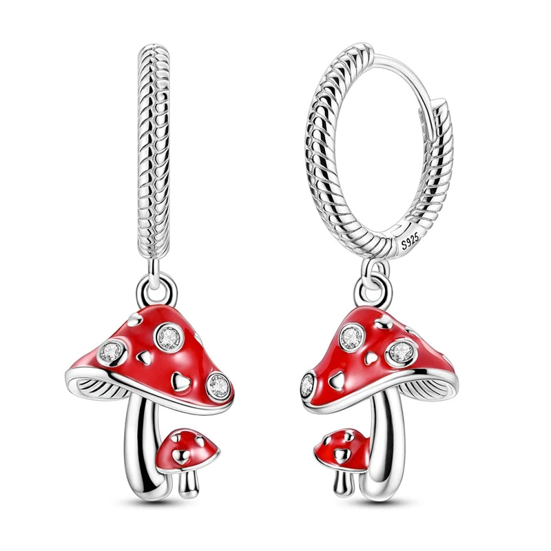 925 sterling silver hoop earrings with zirconia accents, hypoallergenic jewelry for women and girls by HSF Marketplace