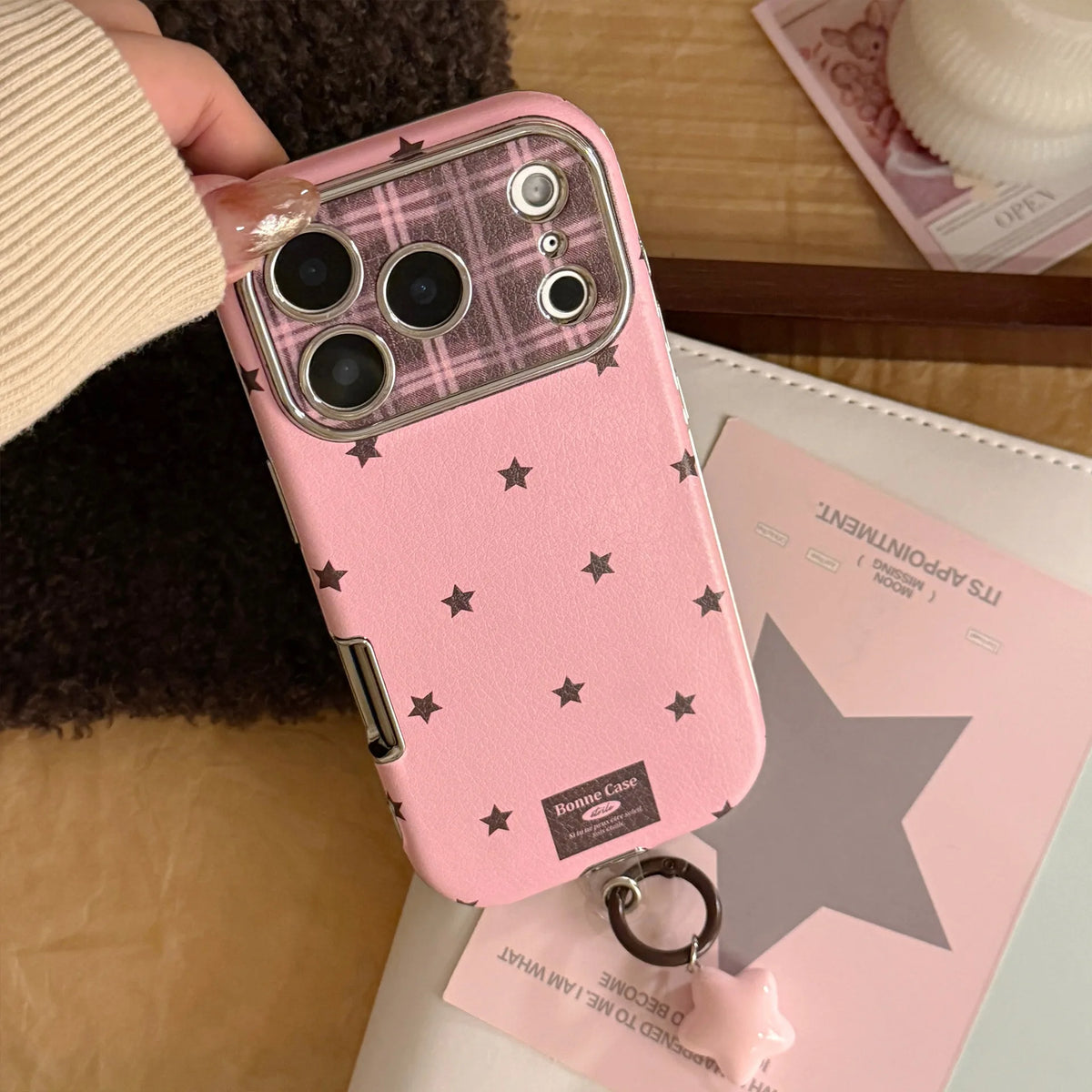 Korean Retro Leather Phone Case for iPhone 11 to 17 Models