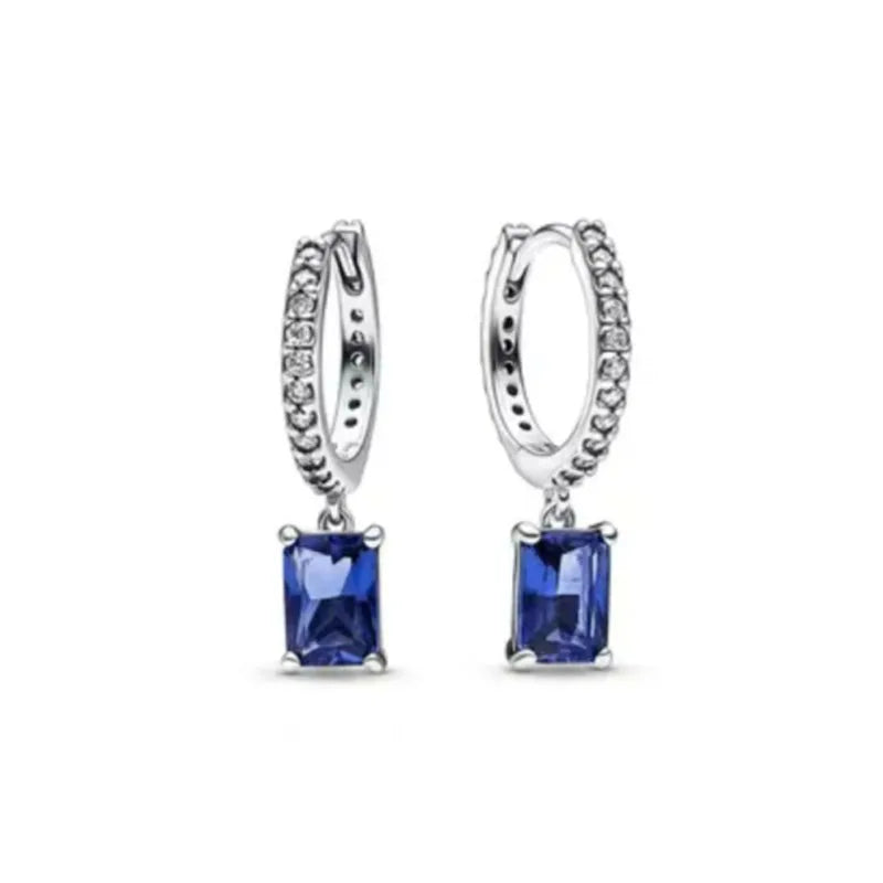 925 silver butterfly square heart-shaped earrings by HSF Marketplace, delicate jewelry design for women