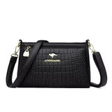 Genuine soft PU leather handbag for women, vintage shoulder tote bag with spacious interior, luxury designer style from HSF Marketplace.