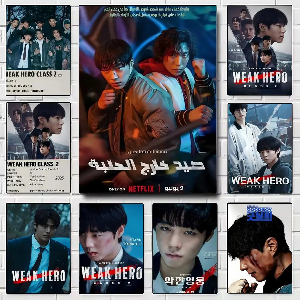 Weak Hero Class Korean TV drama wall art for modern decor, featuring K-culture design by HSF Marketplace