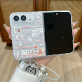 Cute cartoon rabbit shockproof phone case for iPhone by HSF Marketplace