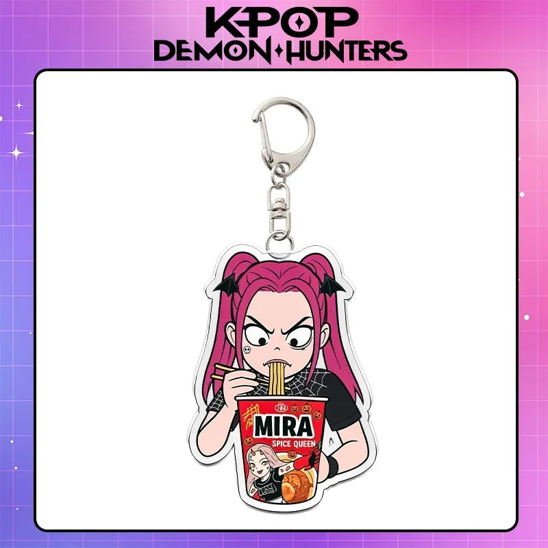 Kpop Demon Hunters acrylic keychain, unique anime accessory by HSF Marketplace