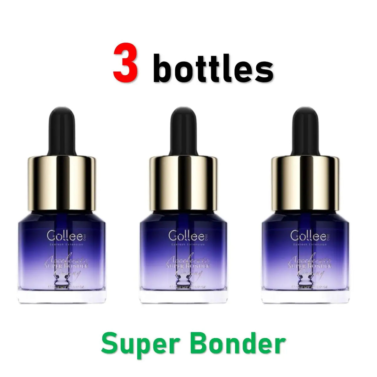 HSF Marketplace Gollee 0.5s eyelash extension glue, fast-drying waterproof eyelash adhesive for salon false eyelash applications