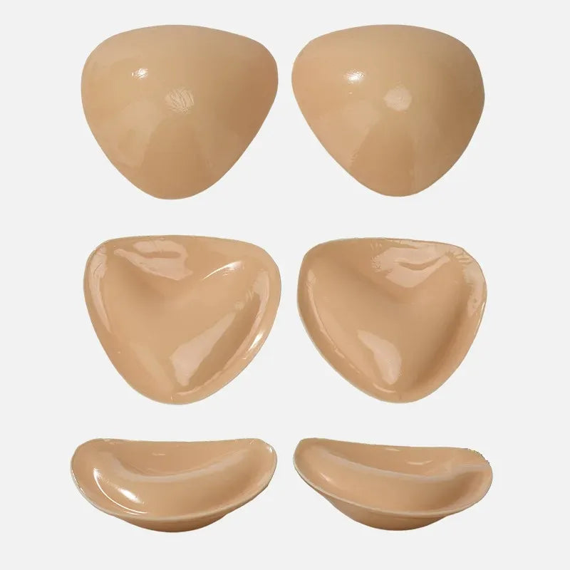 Double-sided adhesive push-up bra inserts for women, reusable breast pads by HSF Marketplace