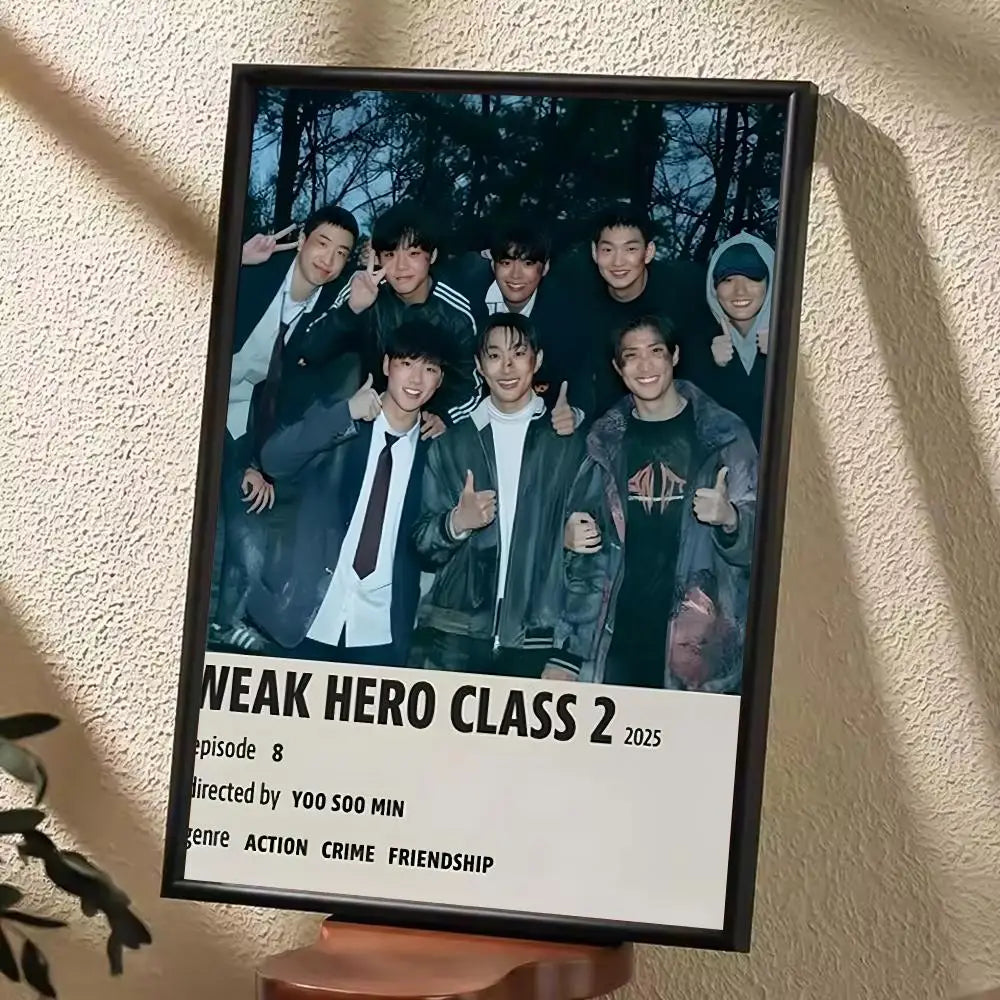 Weak Hero Class Korean TV drama wall art for modern decor, K-culture merch by HSF Marketplace