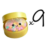 Rainbow dumpling squishy toy by HSF Marketplace for sensory play and stress relief