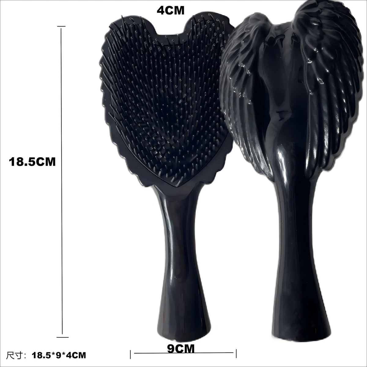 Fashion Angel Wings Hair Brush Comb Children's Handheld Comb Portable Hairdressing Comb Women Anti-static Scalp Massage Comb