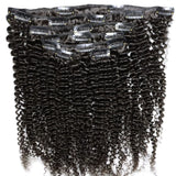 IXTUYLLY 4C clip-in virgin Remy human hair extensions in tight small afro kinky curls for African Black women