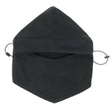Women's winter thermal fleece balaclava hat, windproof face cover and neck warmer for hiking or biking