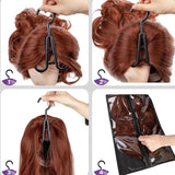 1Set/2sets Wig Storage Bag With Hanger Hair Bags With Plastic Hanger For Virgin Hair Wig Organizer Hangers For Multiple Wigs