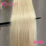 Straight Brazilian Remy human hair wrap-around ponytail extension with clip-in attachment, 12–28 inches